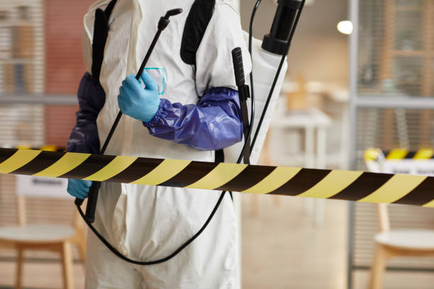 Professional Infectious Disease Decontamination technician working in Redlands, CA